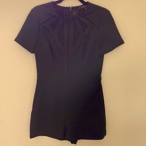 BCBG Black Romper Size 4